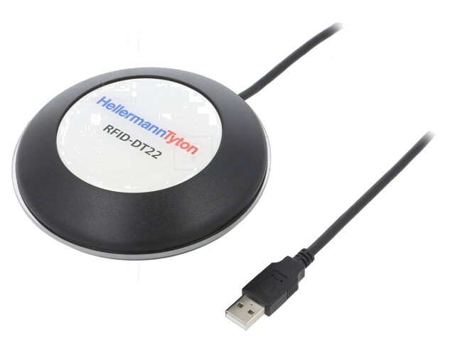 RFID-lezer; 0÷55°C; Interface: HID,USB; 13,56MHz; 110x110x30mm RFID-lezer; 0÷55°C; Interface: HID,USB; 13,56MHz; 110x110x30mm